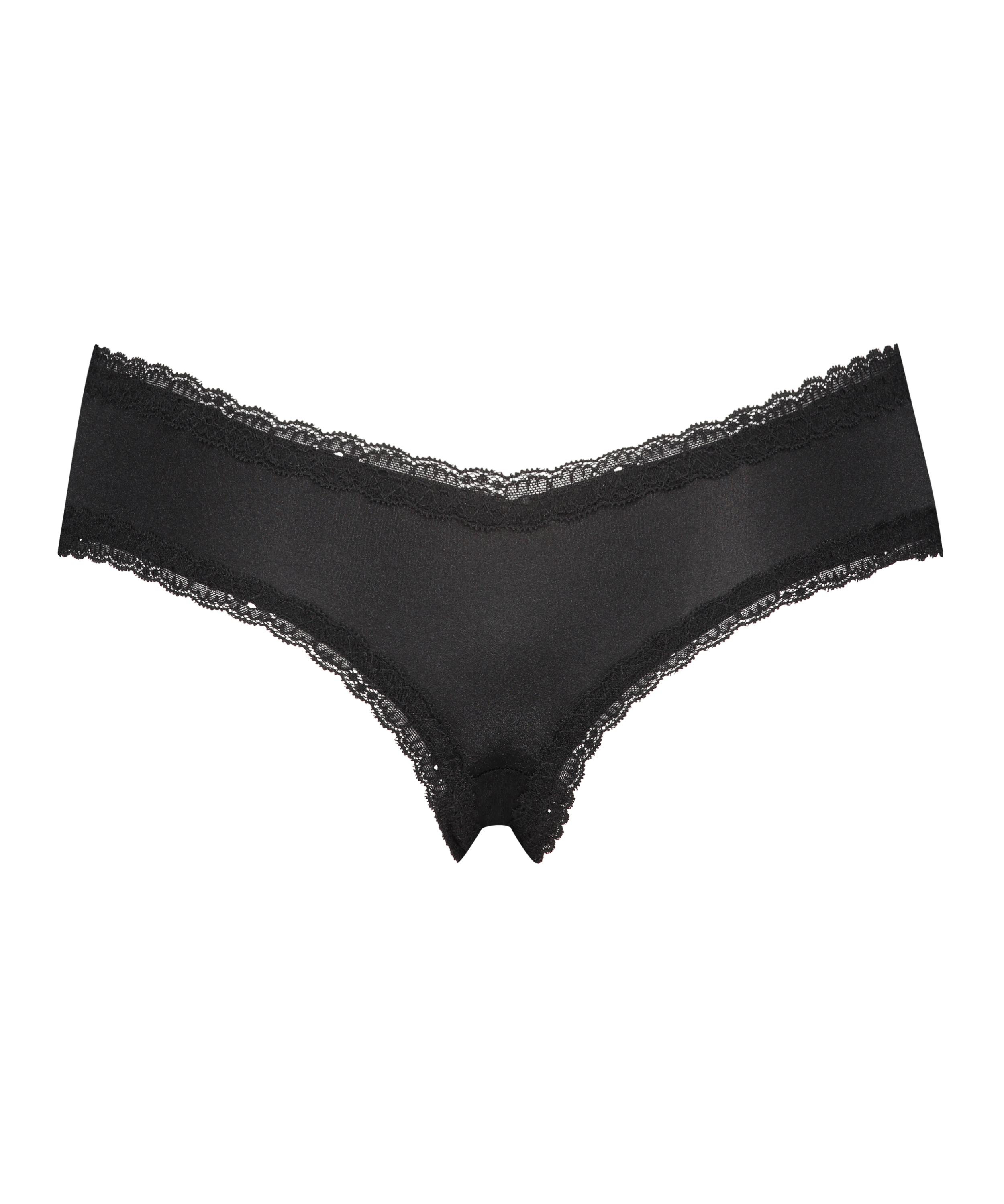 Slip brésilien en forme de V Vixen, Noir, main