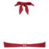 Vorgeformtes Push-up-Bikinitop Sunset Dream, Rot
