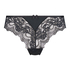 Brazilian-Slip mit hohem Beinausschnitt Dora, Schwarz