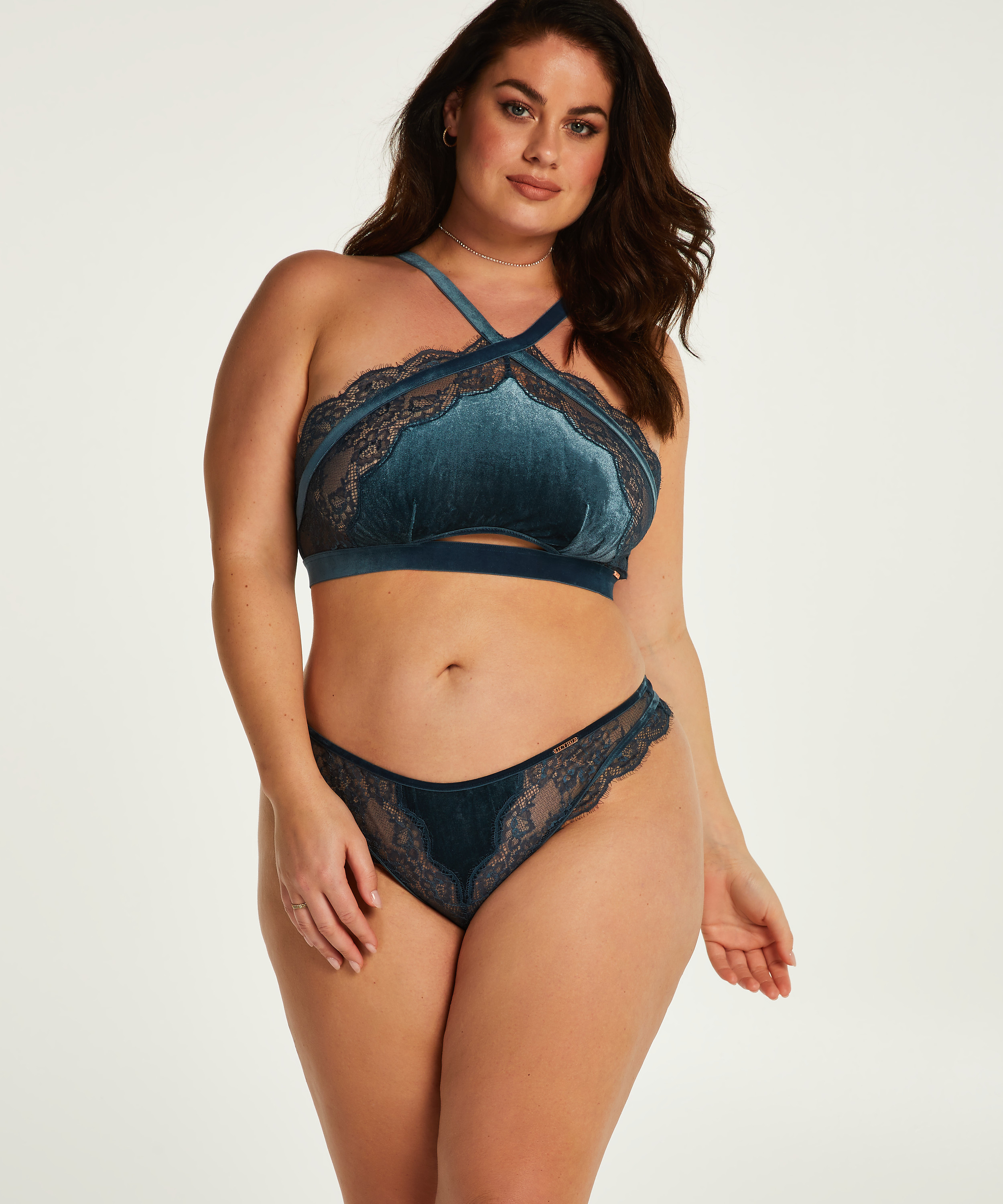 Bralette Janelle Curvy Lucy Hale, Blau, main