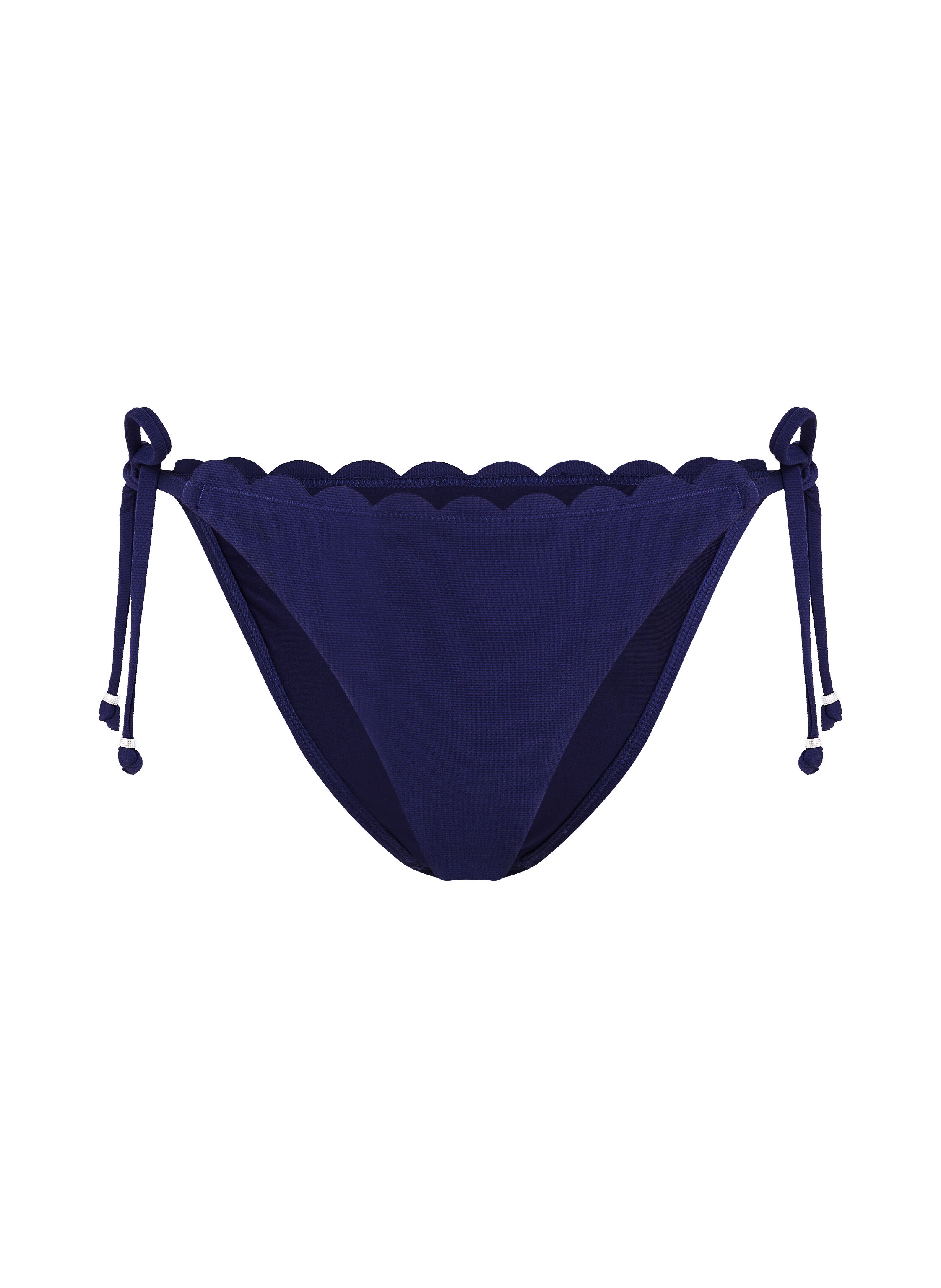 Bikinihose Scallop, Blau