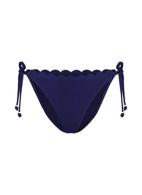 Bikinihose Scallop, Blau