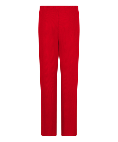Pantalon Brushed Jersey, Rouge