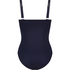 Badeanzug Scallop, Blau