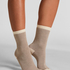 Chaussettes courtes en modal, Marron