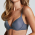 Soutien-gorge à armatures préformé Plunge, Gris