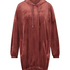 Kleid aus Velours, Braun