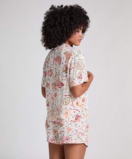 Satinjacke, Wei&szlig;