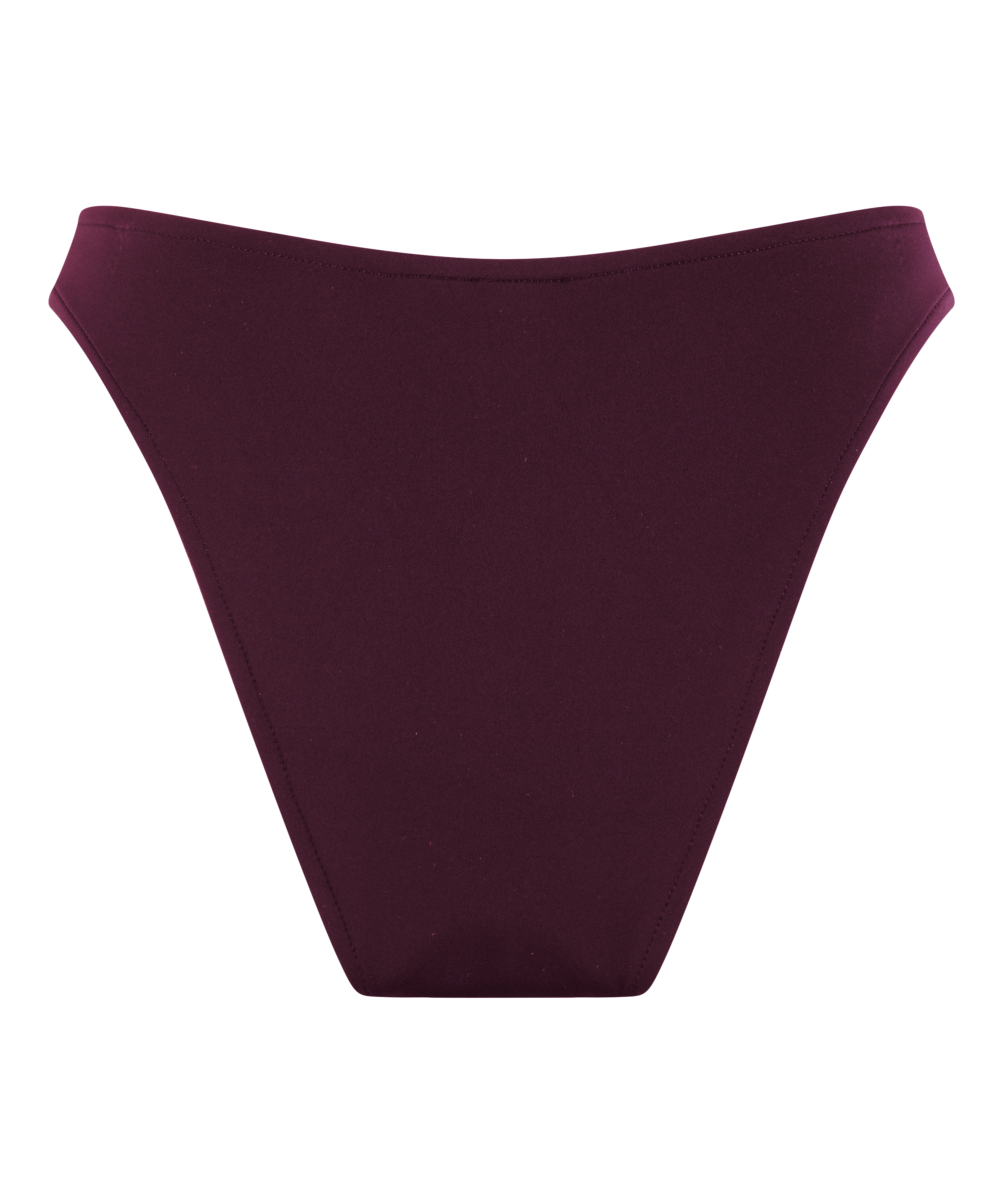 Bas de bikini &agrave; jambe haute en n&eacute;opr&egrave;ne, Violet, main