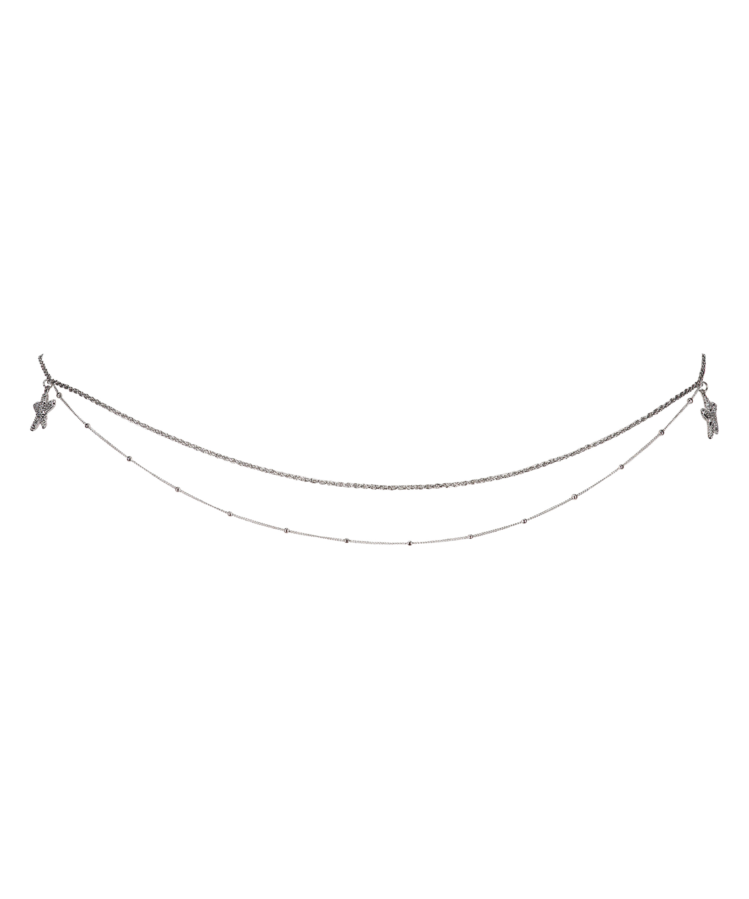 Body Collier, Gris, main