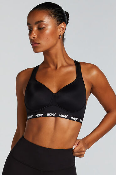 Hunkemöller HKMX Sport-BH The All Star Level 2 Schwarz