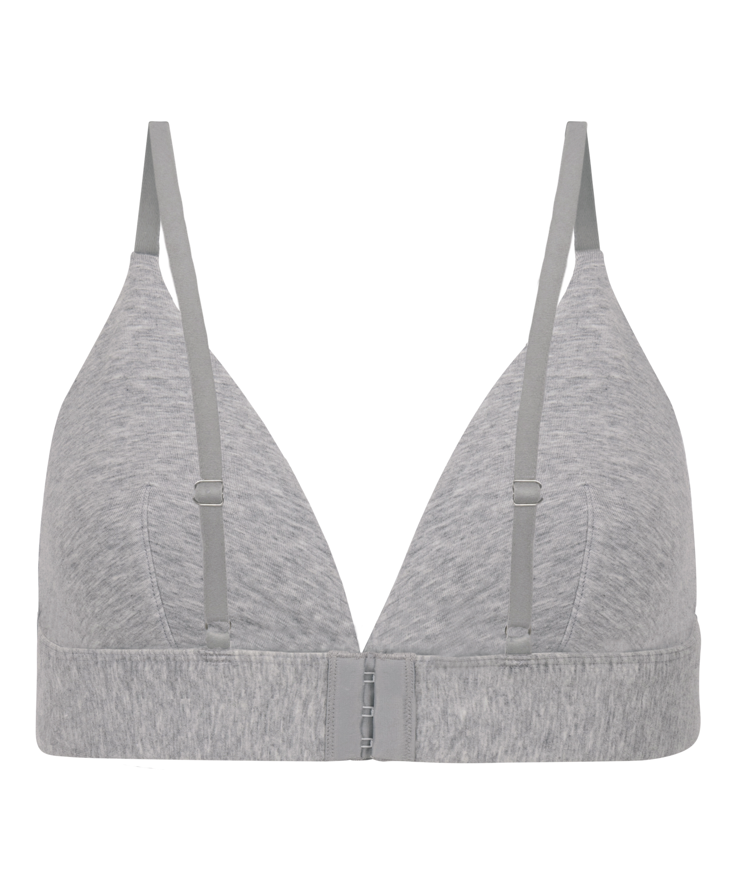 Brassière en coton, Gris, main