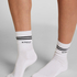 Chaussettes courtes en coton, Noir