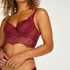 Soutien-gorge &agrave; armatures pr&eacute;form&eacute; longline Elise, Rouge