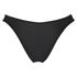 Hoch ausgeschnittener Bikini-Slip Haze, Schwarz