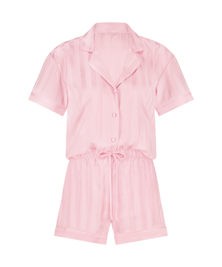 Ensemble de pyjama Satin, Rose
