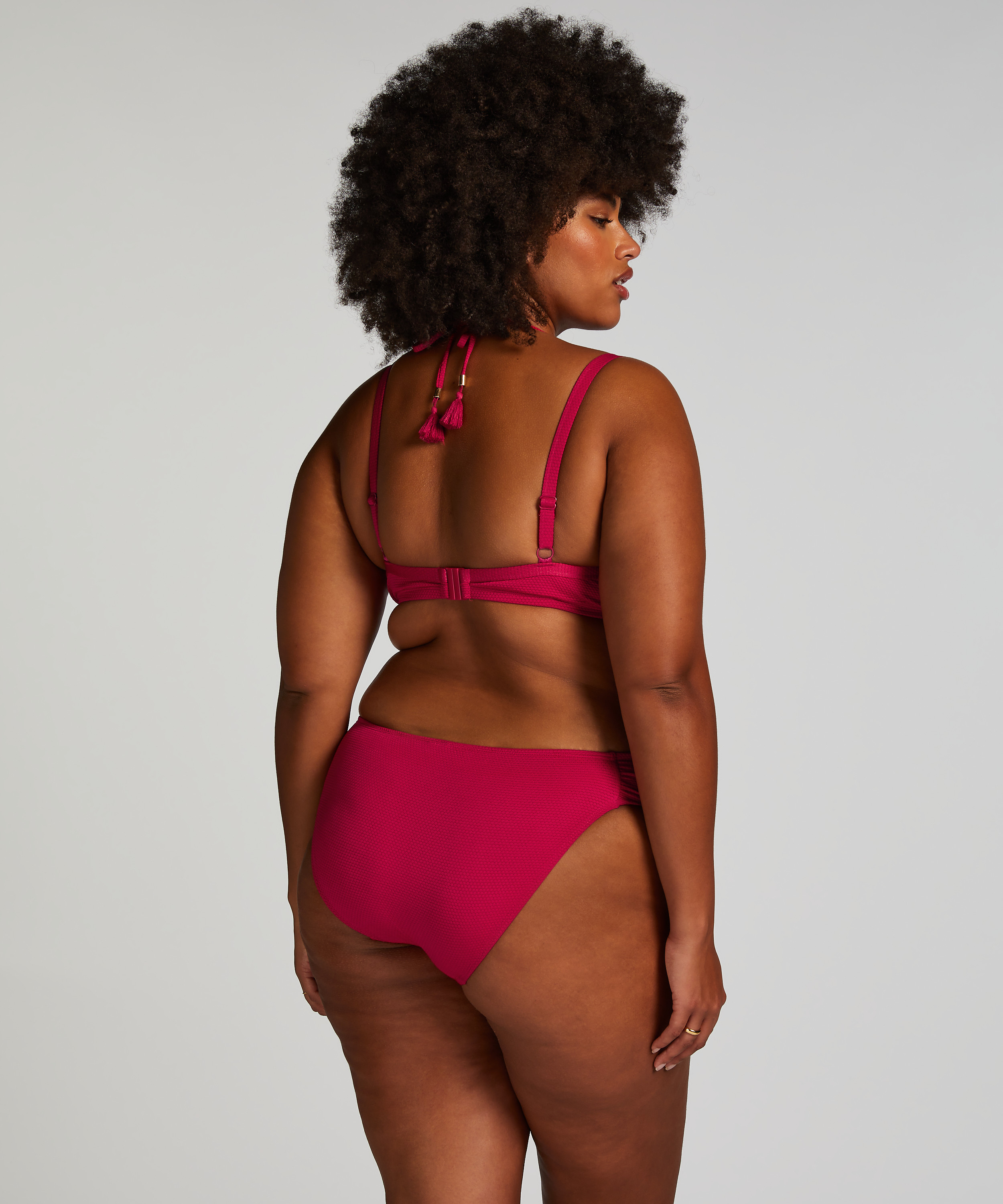 Bikini Slip Rio Scallop, Rose, main