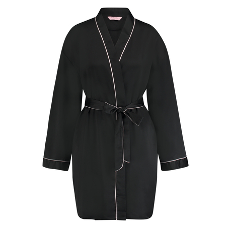 Kimono Satin, Schwarz