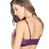 Padded longline push-up bra Bijoux, Lila