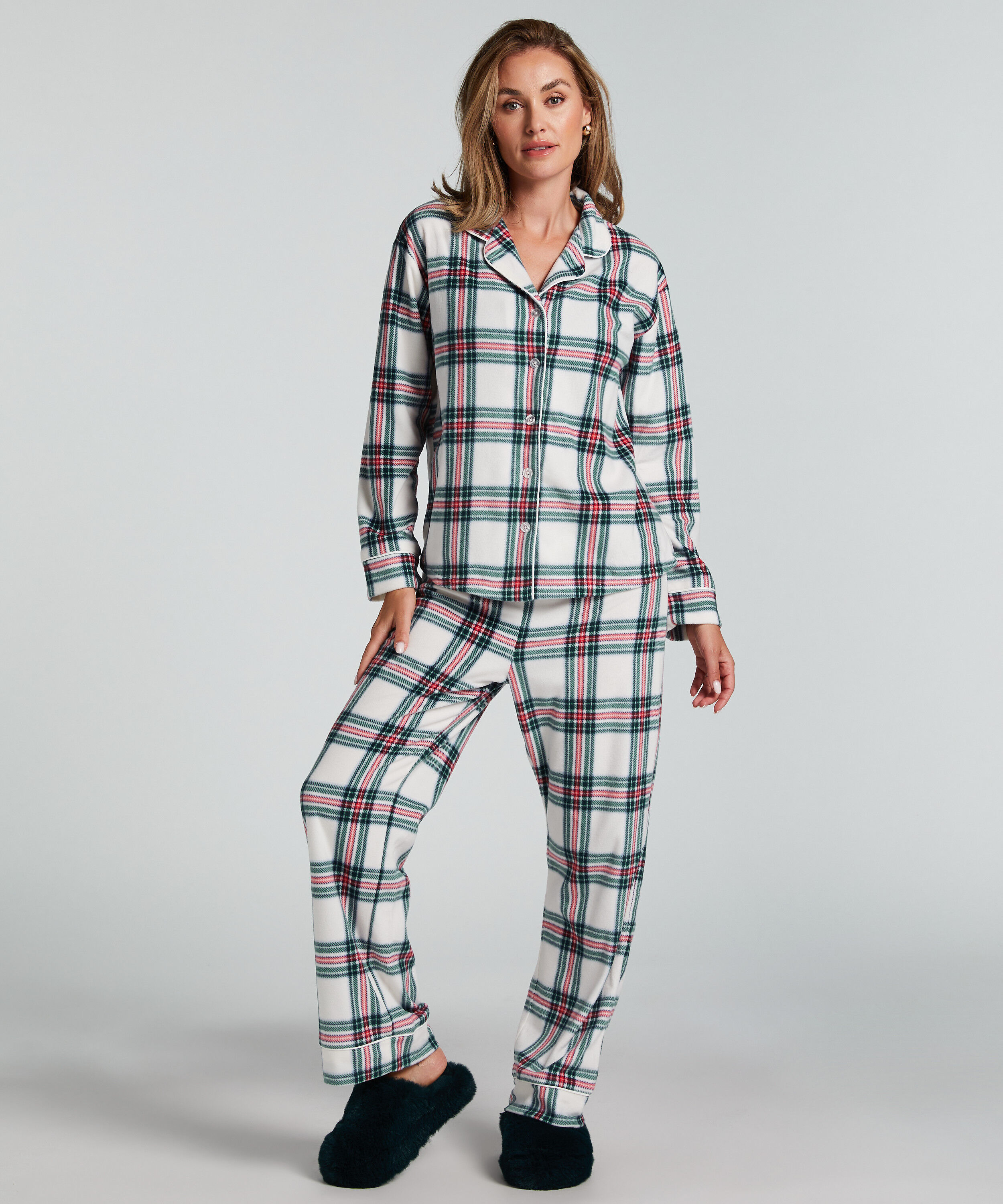 Ensemble pyjama Fleece, Blanc