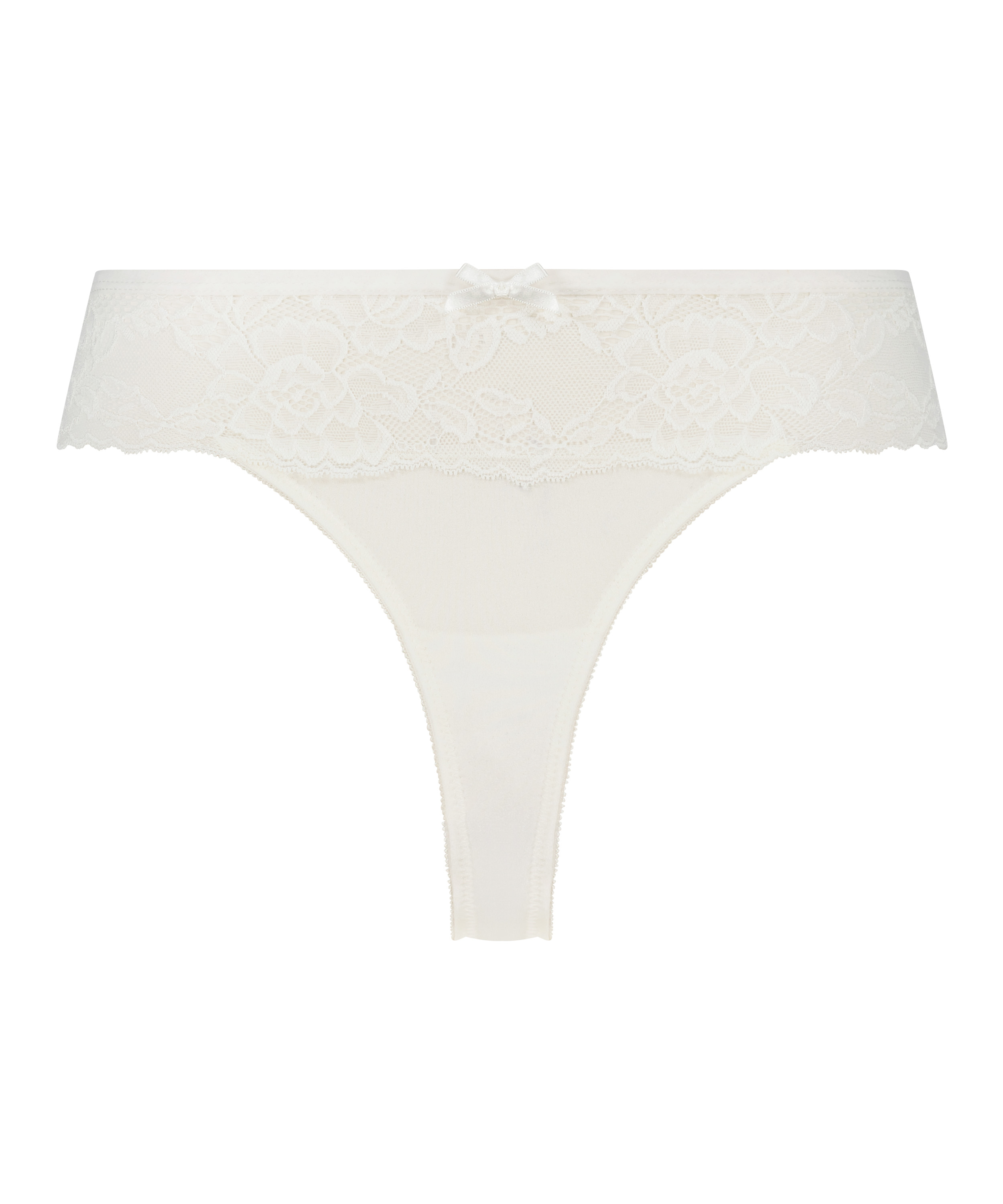 Boxer string Bianca, Blanc, main