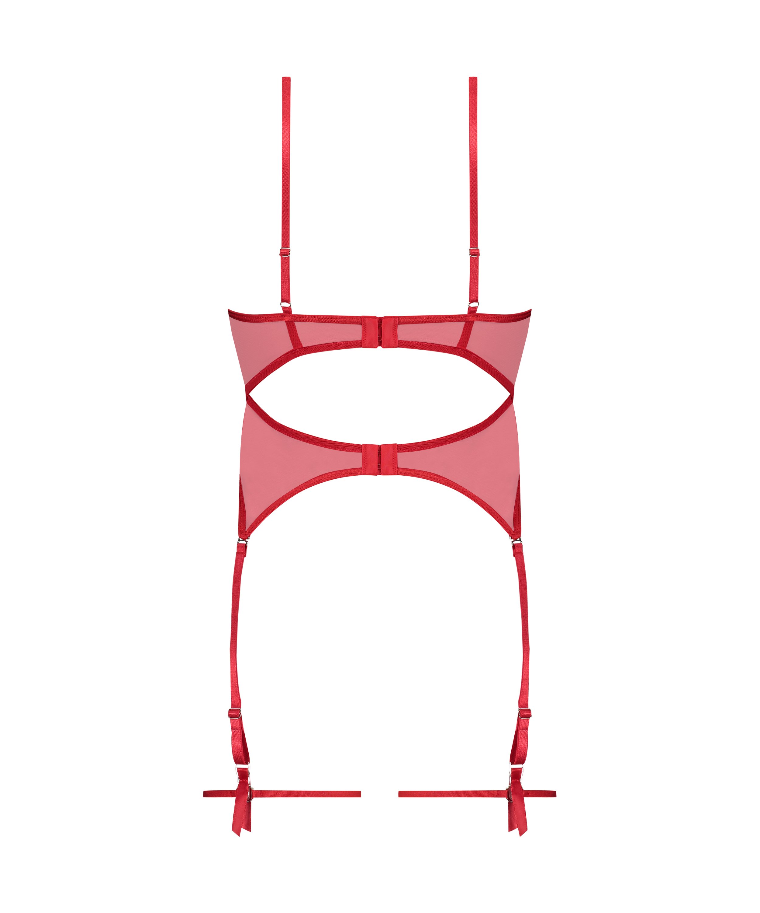 Bustier Isabelle, Rouge, main