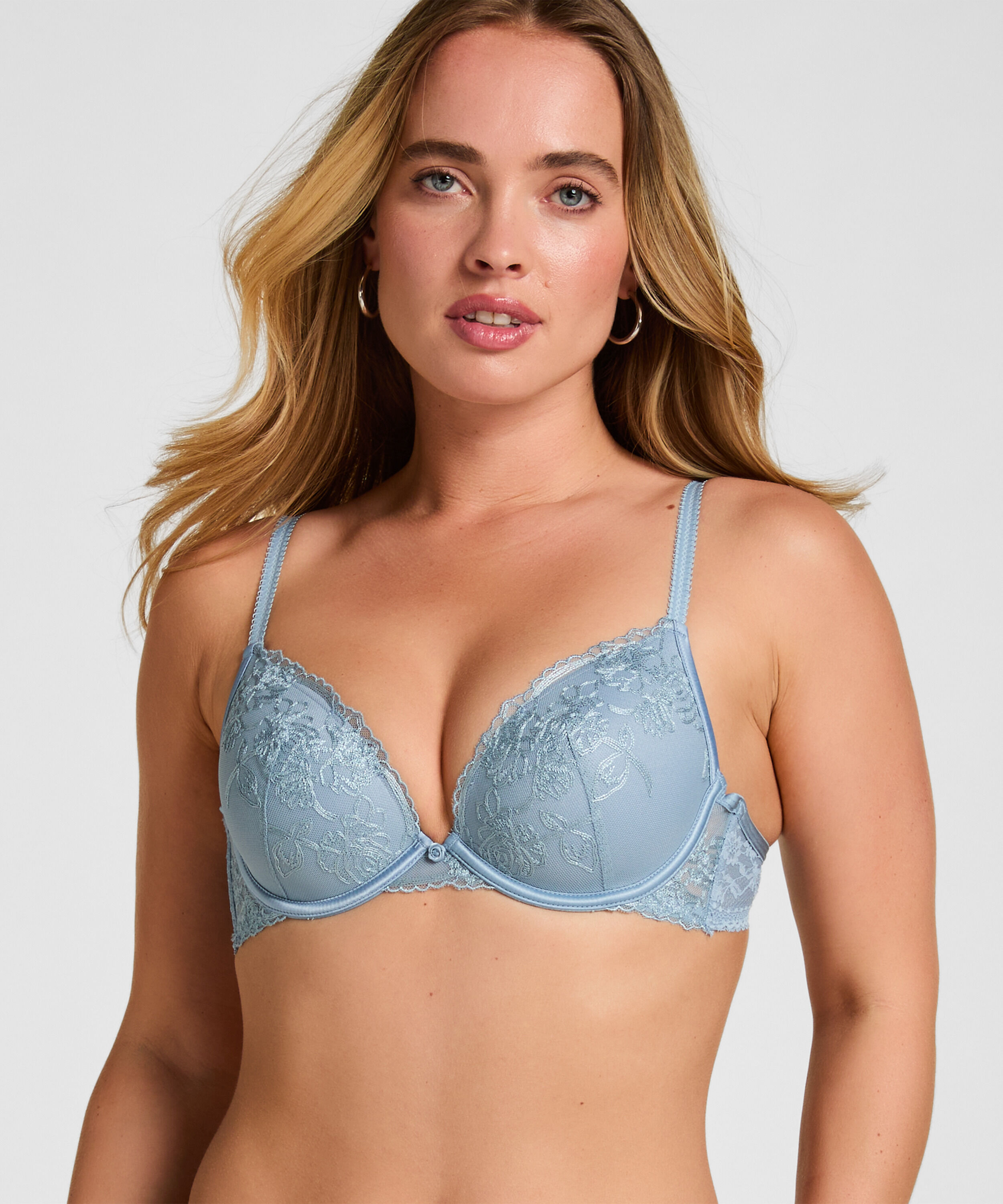 Soutien-gorge à armatures rembourré Nola, Bleu