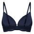 Soutien-gorge à armatures préformé push-up Marine, Bleu