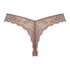 String Invisible Lace back, marron
