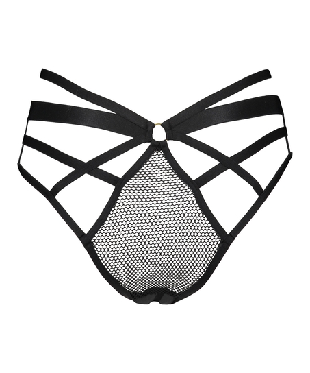 Slip br&eacute;silien ouvert Sting, Noir