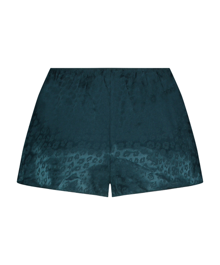 Shorts Leopard, Blau