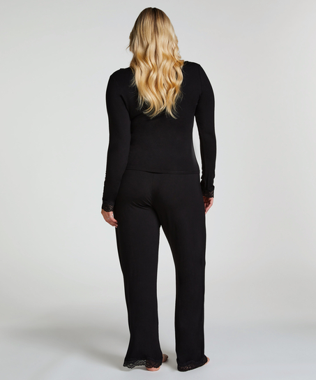 Pyjama-Set, Schwarz