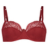 Soutien-gorge à armatures non-préformé Sophie, Rouge