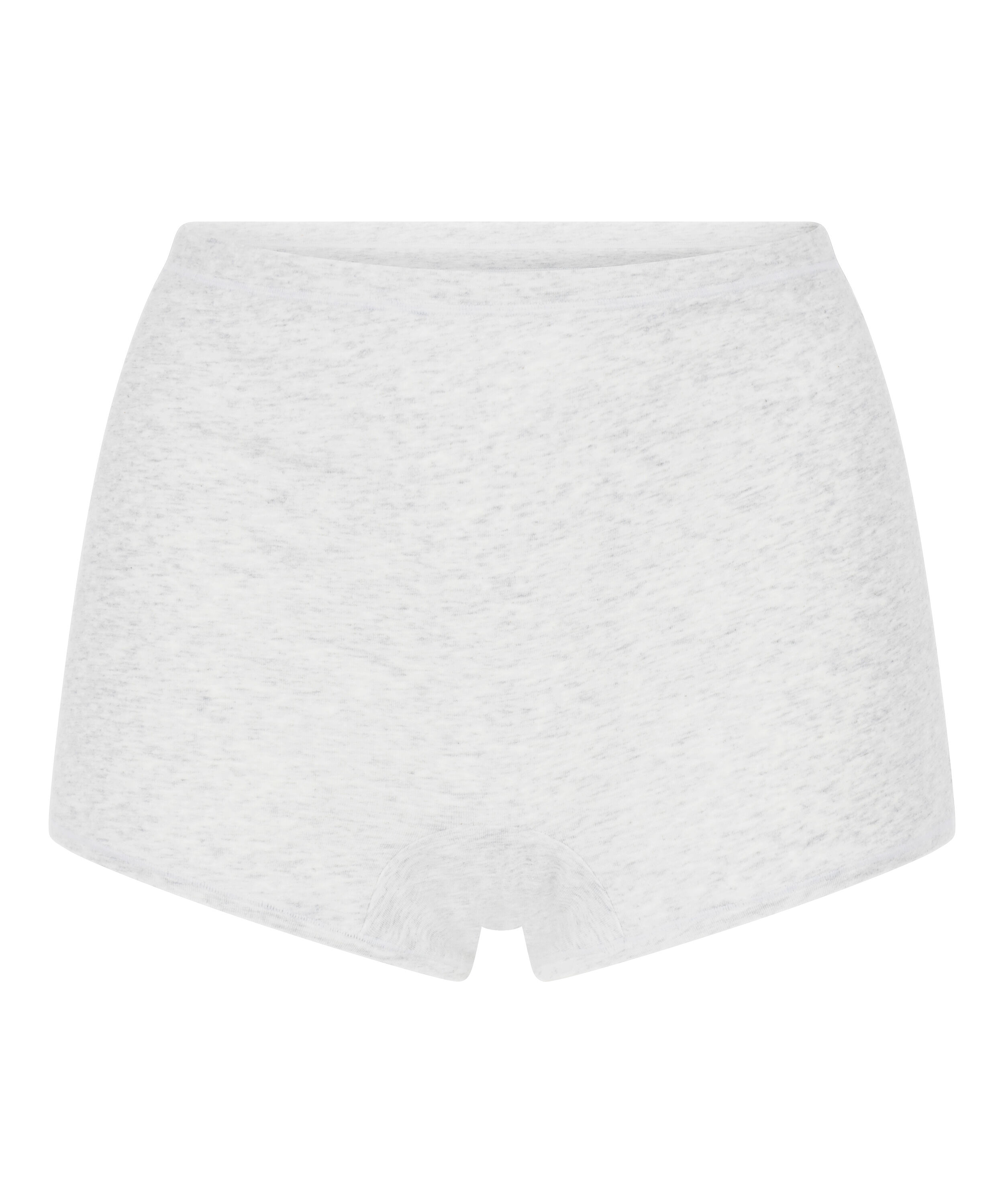 Shorty en coton doux, Gris