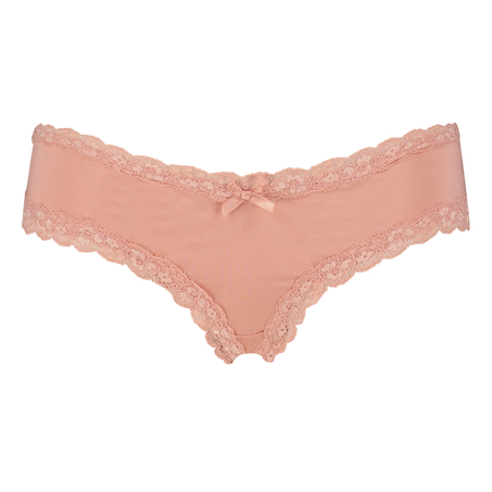 Slip brésilien V-shape micro, Rose