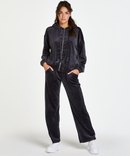 Pantalon de pyjama Velours, Gris