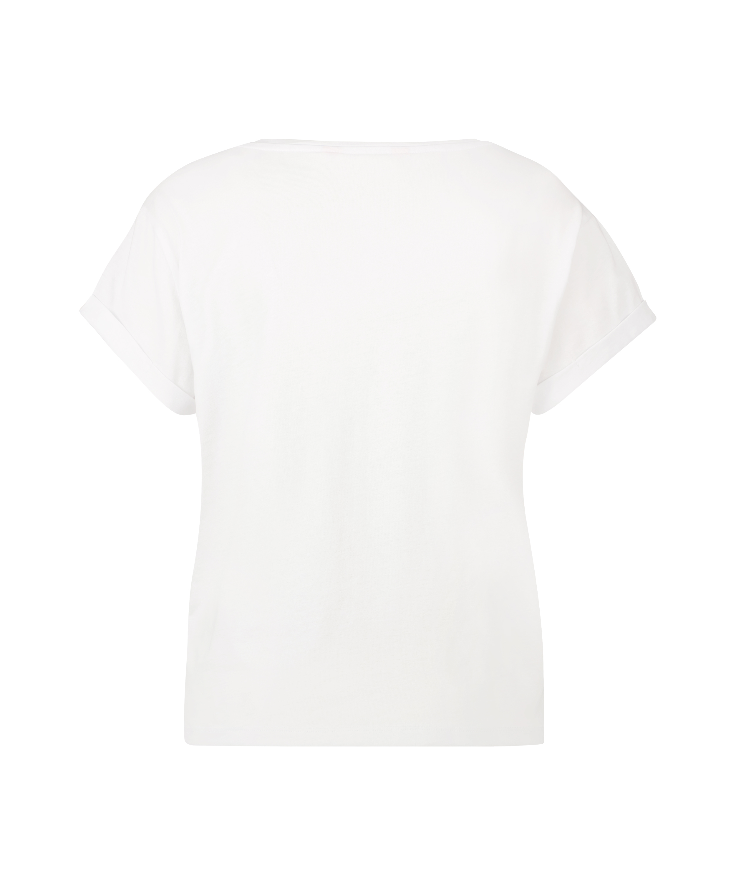 Top Kurzarm Pink Ribbon, Weiß, main