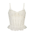 Bustier Steph, Blanc