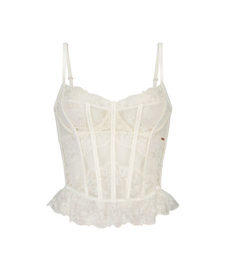 Bustier Steph, Blanc