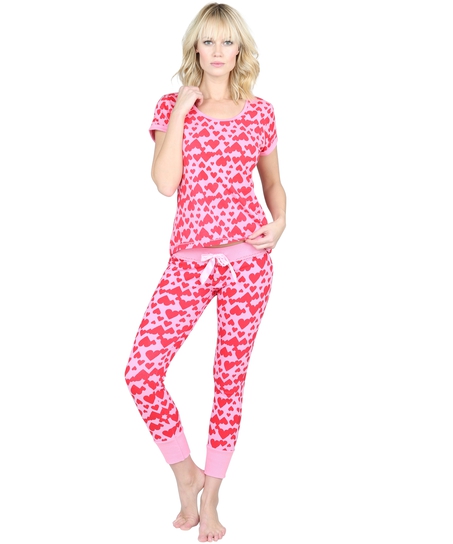 Leggings Femke dot, Rose