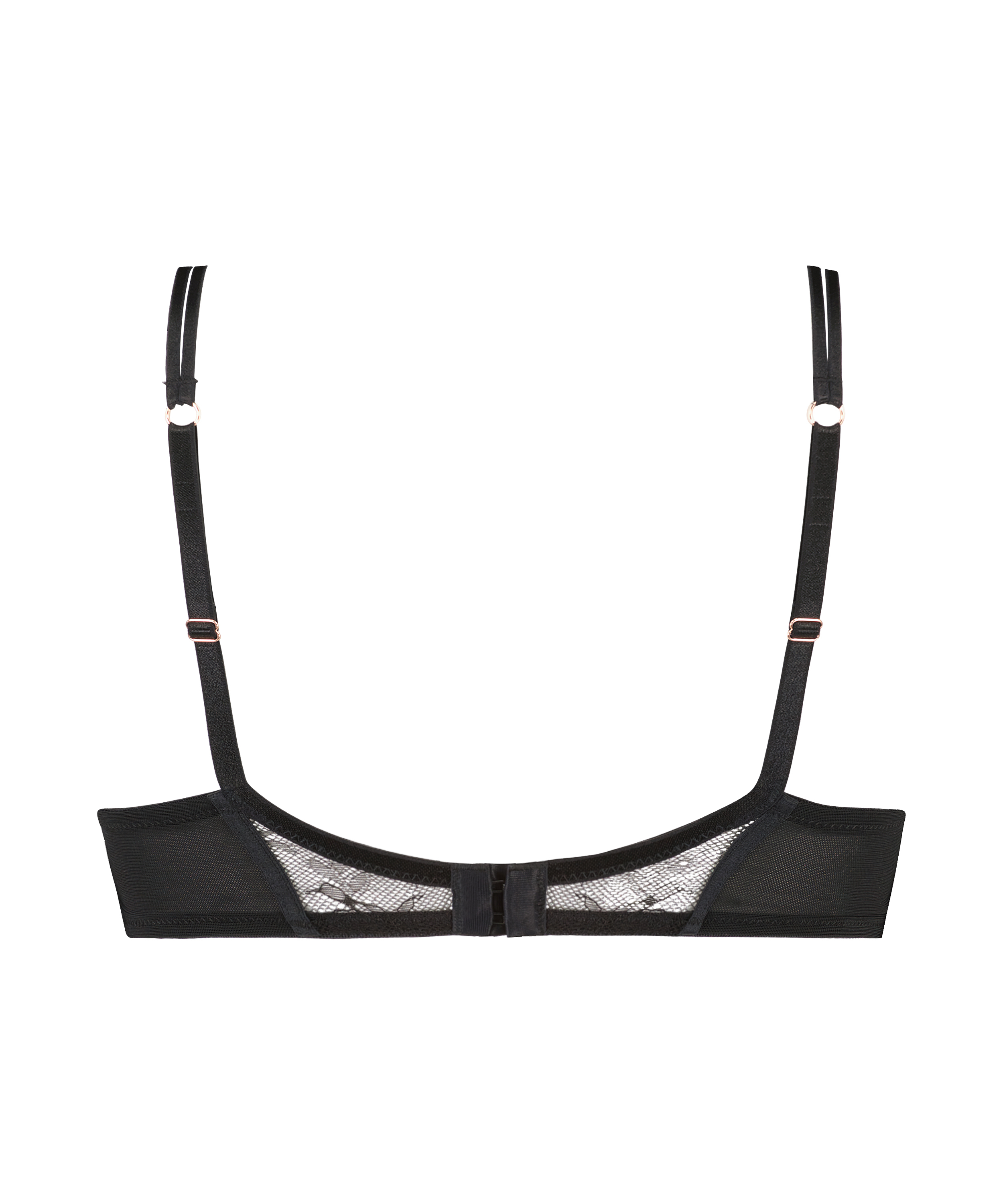 Unwattierter Bügel-BH Kelsey Lucy Hale, Schwarz, main