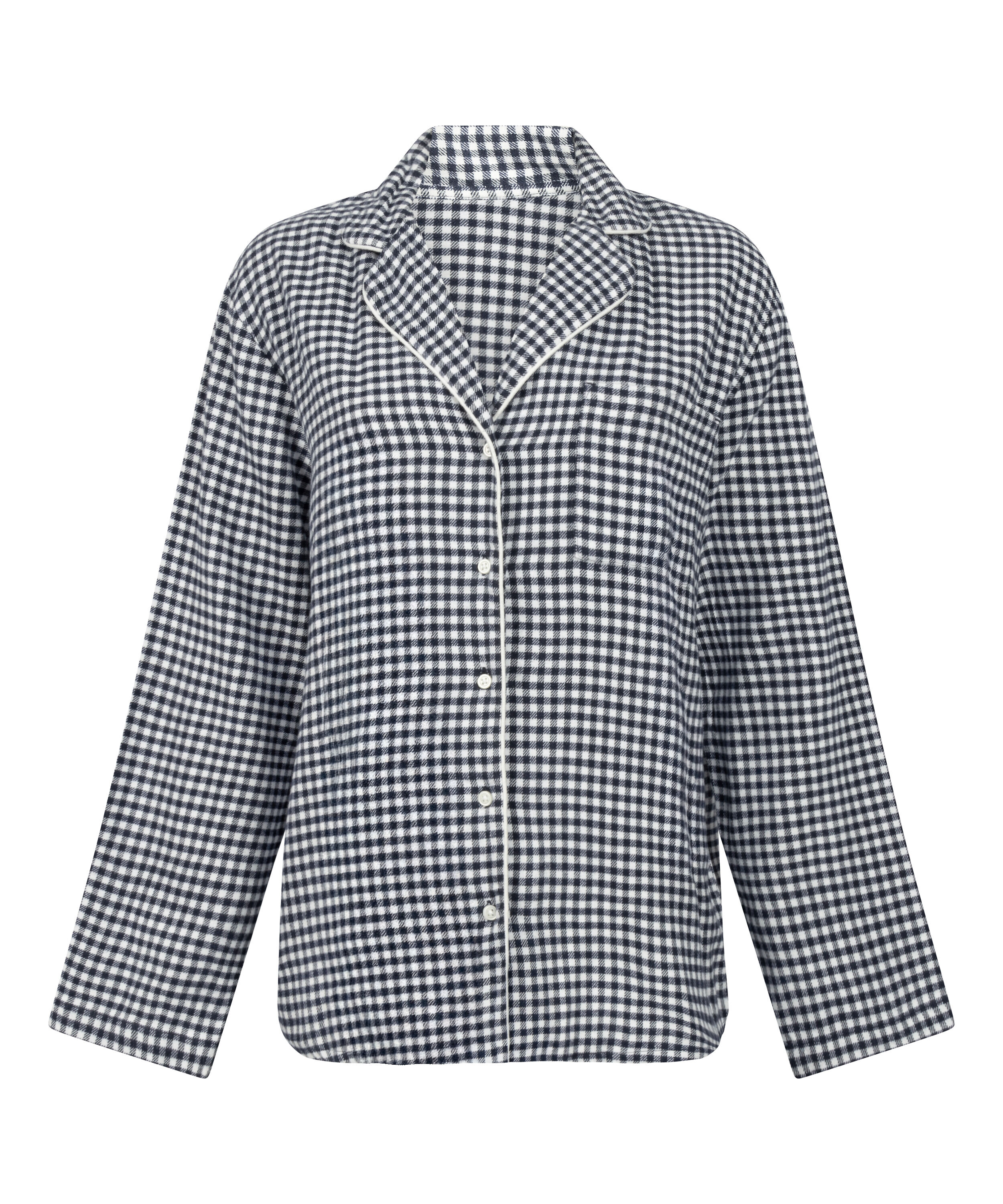 Pyjamatop Flanel Essentials, Blau