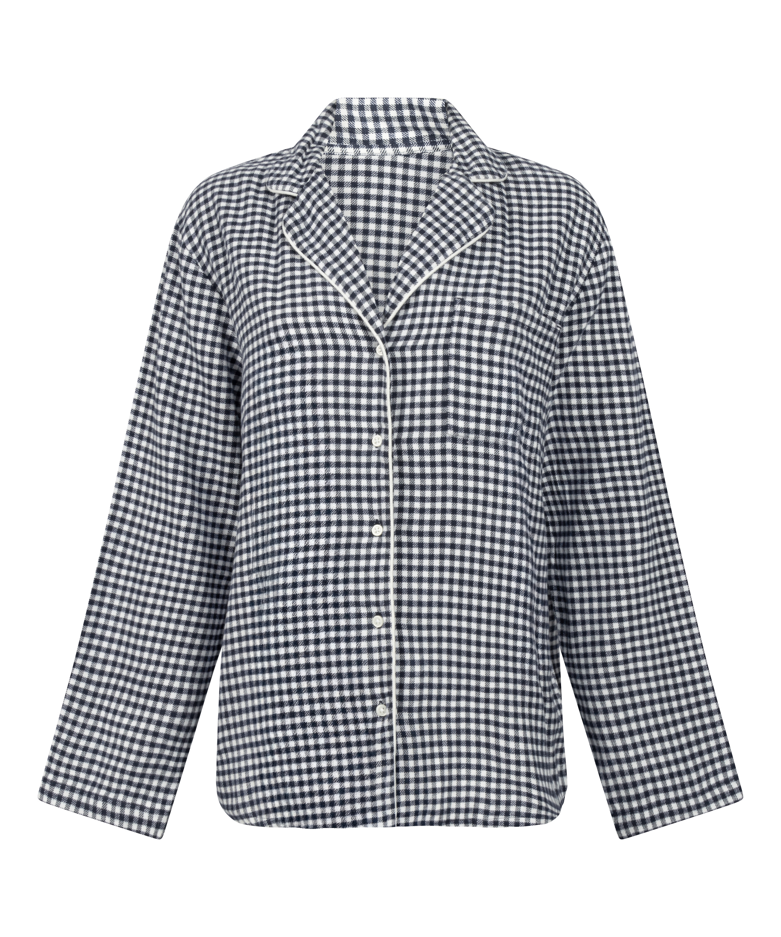 Pyjamatop Flanel Essentials, Blau, main