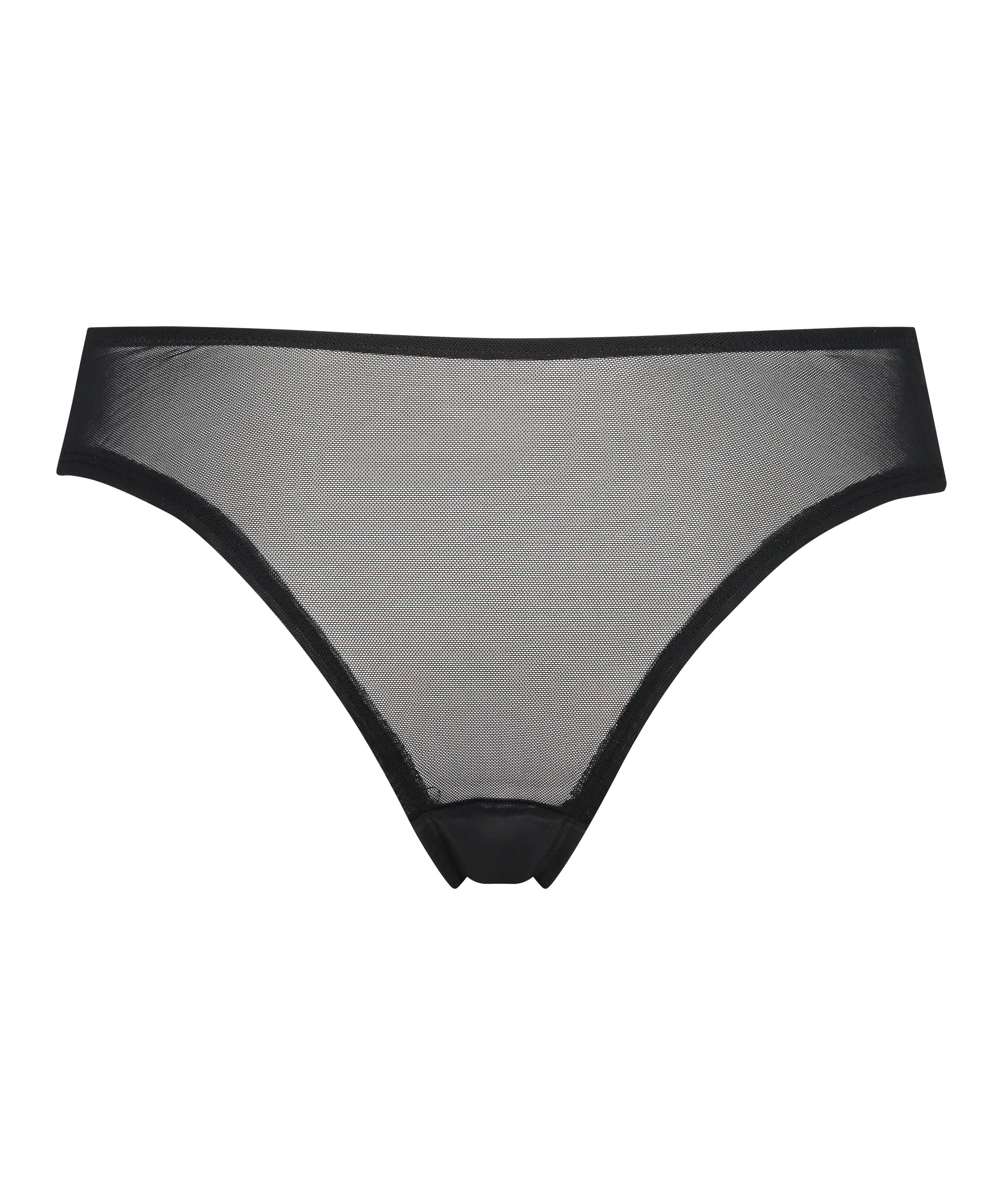 Slip br&eacute;silien taille haute Kimberley, Noir, main