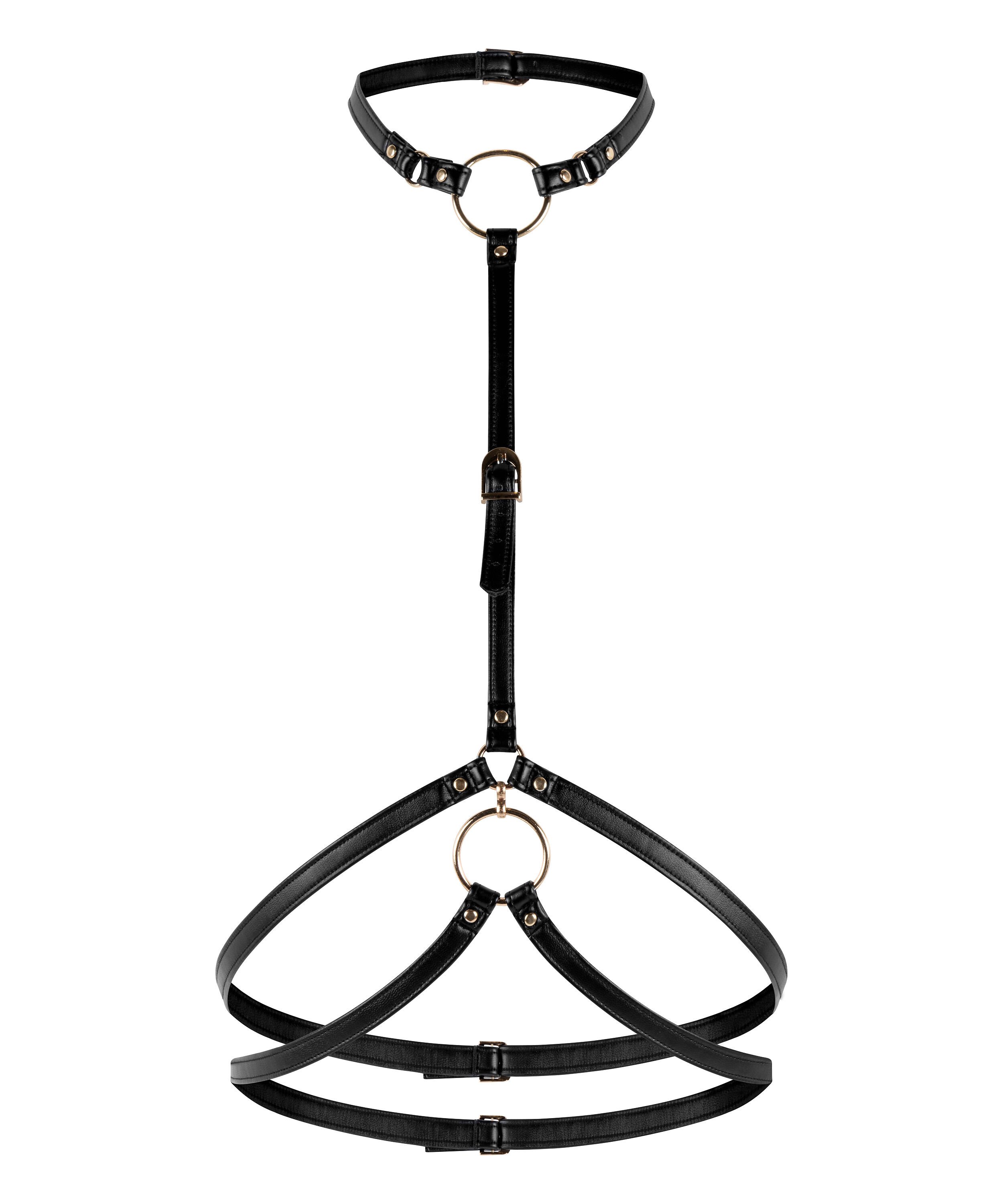 Harness-Top PU, Schwarz