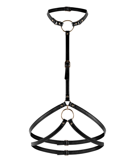 Harness-Top PU, Schwarz
