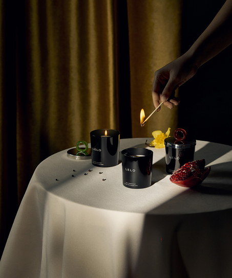 LELO Massage Kerze Snow Pear & Cedarwood, grün