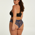Brazilian mit hohem Beinausschnitt Heira Curvy, Blau