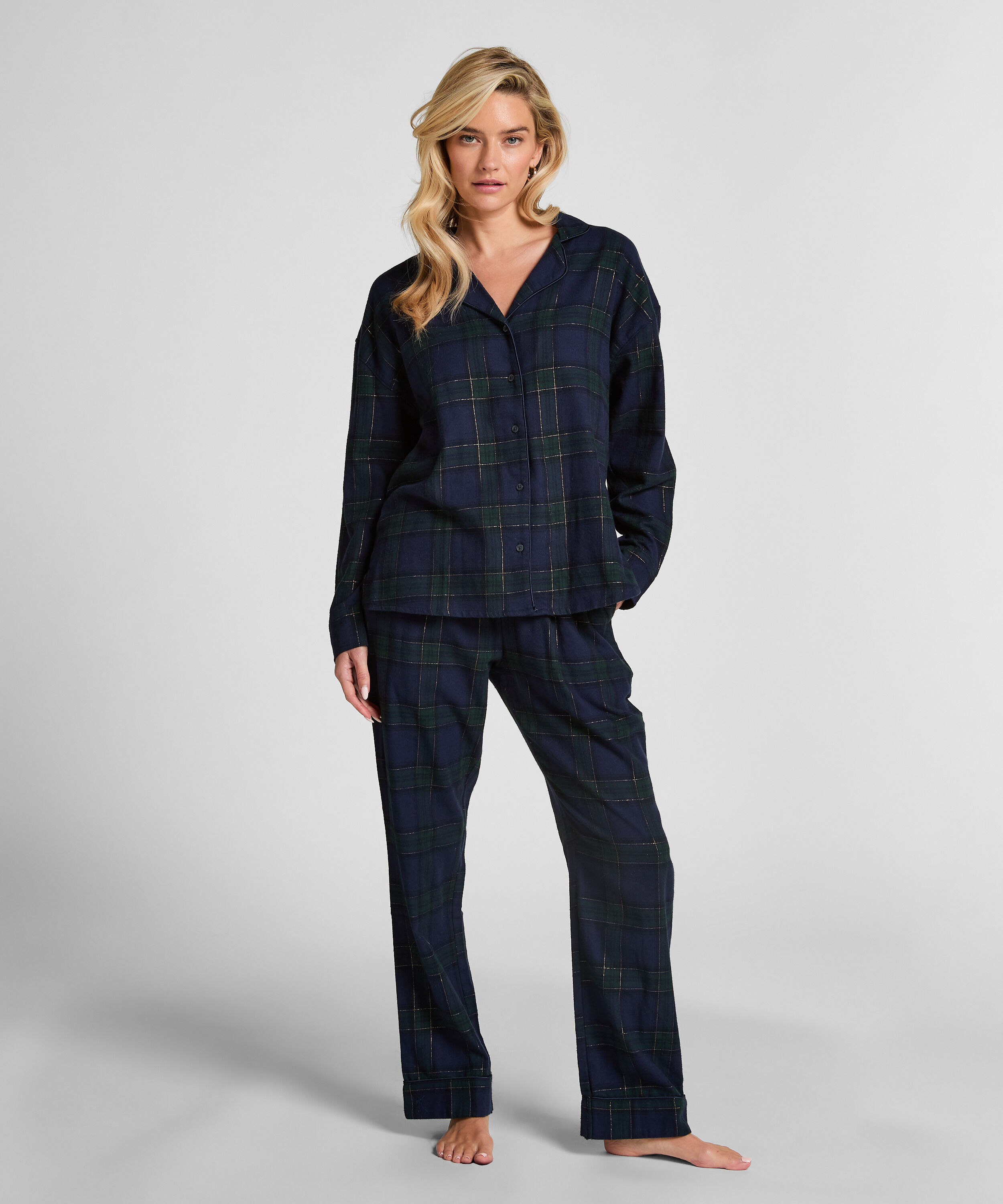 Pyjamahose aus Flanell