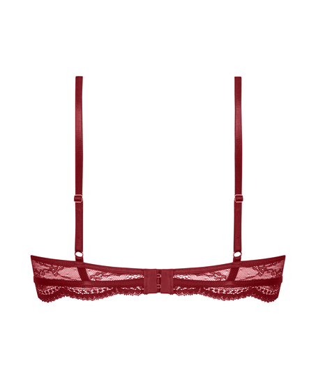 Soutien-gorge non-rembourr&eacute; &agrave; armatures Isabelle, Rouge